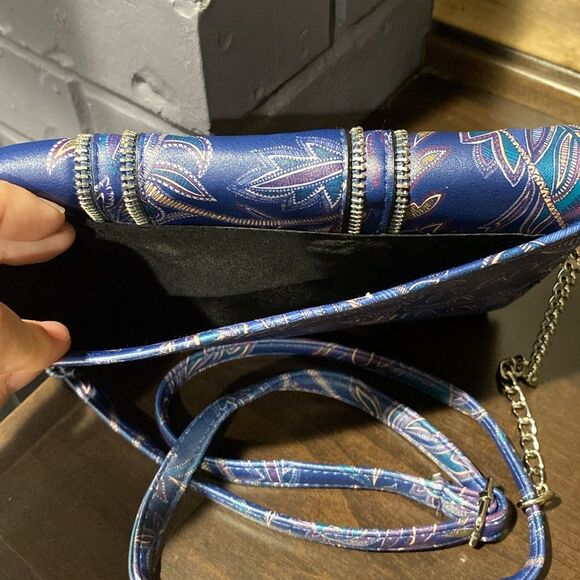 Nicole by Nicole Miller Wallet Convertible Clutch Crossbody Zipper Purse - Picture 11 of 11